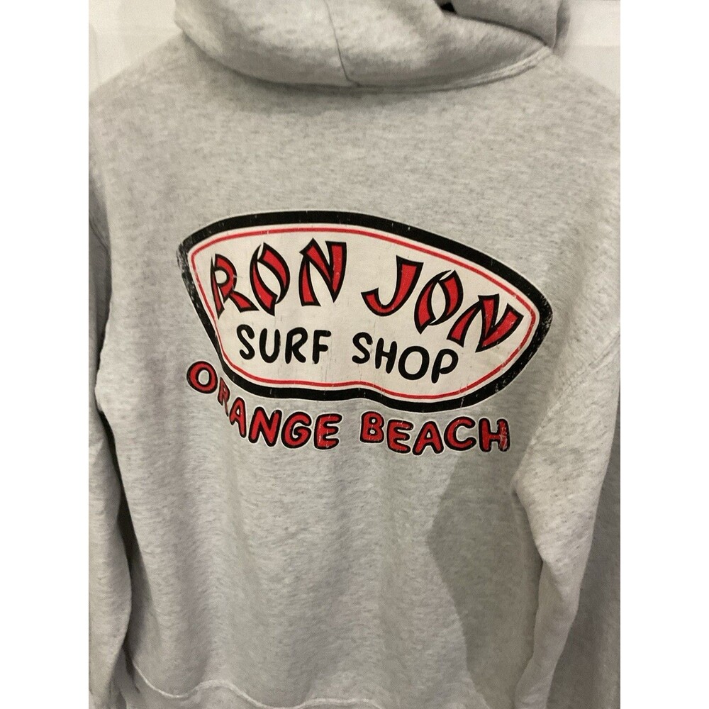 Ron Jon Surf Shop Orange Beach Hoodie Men’s Medium Grey - Picture 5 of 7